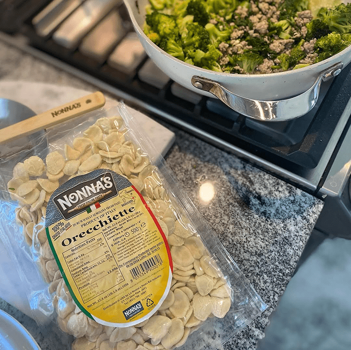 Fresh pasta in the kitchen